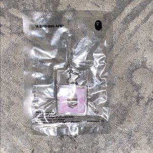 A bathing ape keychain Bape